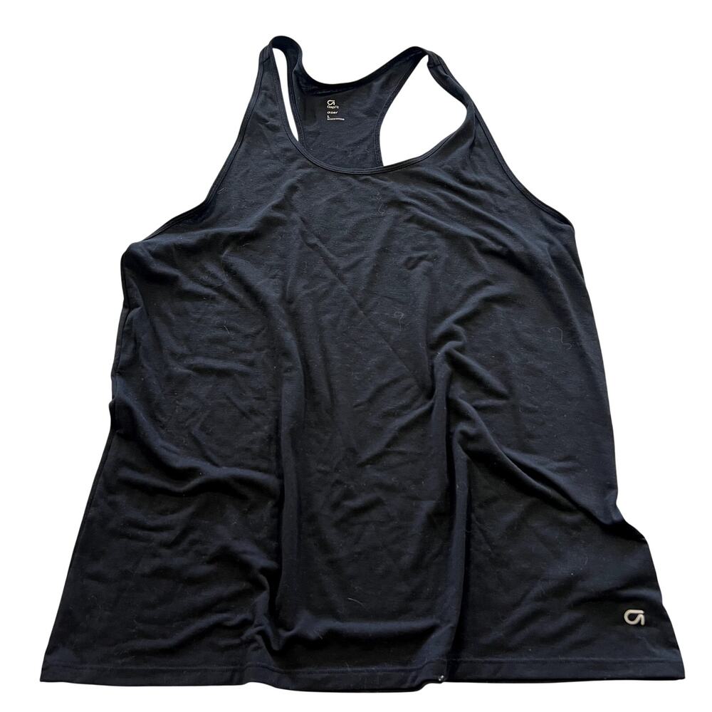 Gap Fit Moisture Wicking Black Racerback Tank Top Large